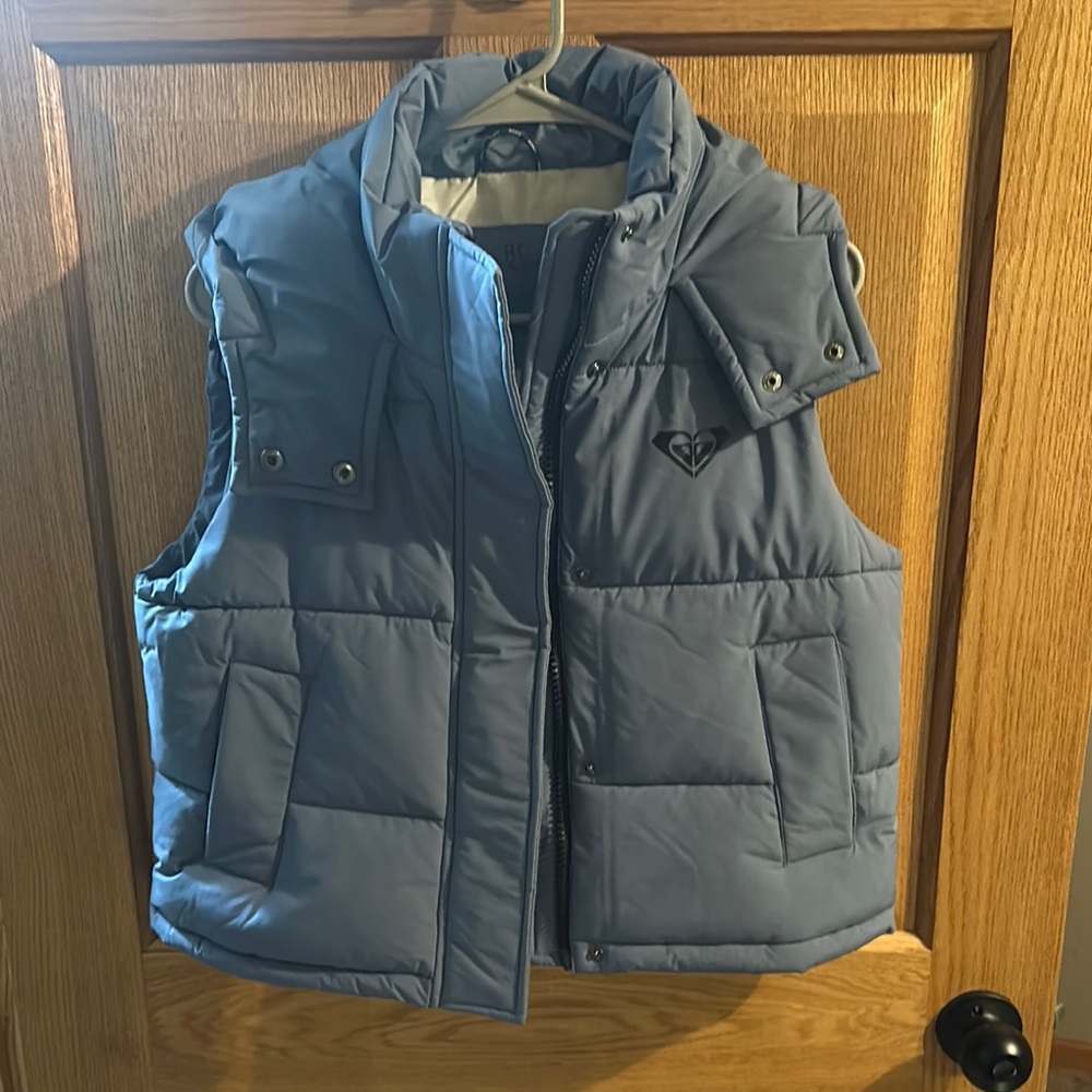 Roxy Blue Puffer Vest